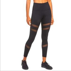 Zella high wasited leggings with mesh detail